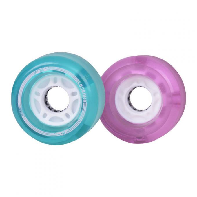 50MM-59MM LED φωτισμένα τροχούς skateboard PU Cruiser τροχούς skateboard 1