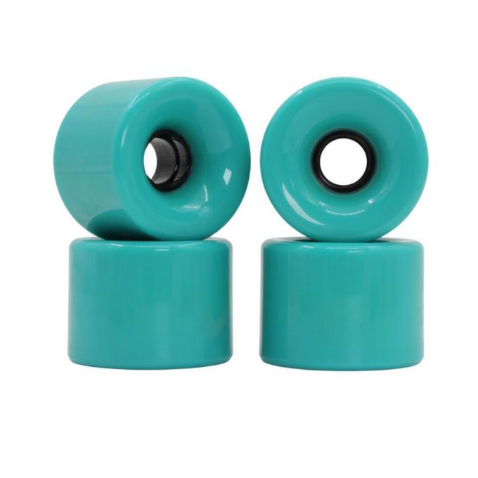 Προσαρμογή Πράσινο PU τροχούς skateboard 50MM-59MM Downhill Longboard τροχούς 0