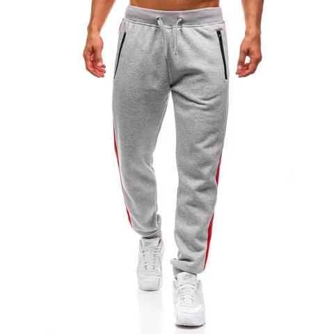 Ελαφριά Slim μολύβι Fit Mens Casual Joggers Χινός Γόνατος Casual ανδρικά παντελόνια 1