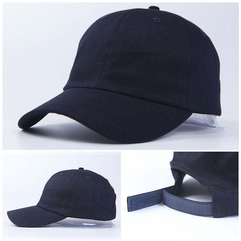 Προωθητική καμπυλωτή άκρη μαύρο βαμβάκι Baseball Cap Custom Trucker Cap SML μέγεθος