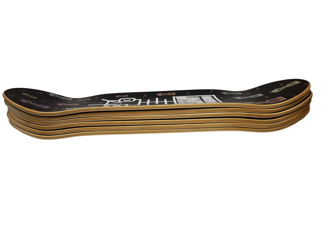 2024 Hot Sales Style 7 Ply Maple Custom Κωνκώδης Double Kick Επαγγελματικό Μακρύ Πίνακα Skateboard