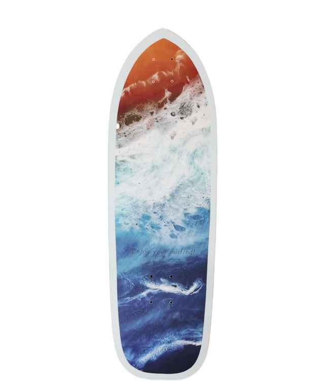 Ελεύθερο στυλ αναβάτη σφεντόνι ξύλο Land Cruiser Skateboard Surfskate Deck 8,0 
